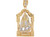 Our Lady of Charity Gorgeous Large High Detail Pendant (JL# P11480)