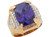 Two-Tone and White CZ Mens Heavy Statement Ring (JL# R11284)