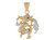 Brilliant Diamond Cut Zodiac Sign Pendant (JL# P11381)