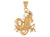 Brilliant Diamond Cut Zodiac Sign Pendant (SKU# P11381)
