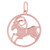 Round Petite Zodiac Charm Pendant (SKU# P1641)