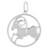 Round Petite Zodiac Charm Pendant (SKU# P1641)