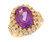 Stunning Ladies and White CZ Accented Cocktail Ring (SKU# R11574)