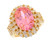 Stunning Ladies and White CZ Accented Cocktail Ring (SKU# R11574)