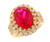 Stunning Ladies and White CZ Accented Cocktail Ring (SKU# R11574)