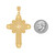 JackAni Decorative Diamond Cut Religious Cross Pendant (SKU# P3792)
