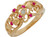 Genuine Diamond Accented Ladies Heart and Star Filigree Ring (SKU# R10849)