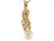 14k Yellow Gold White Pearl Pendant (SKU# P6901)