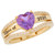 Birthstone Love Heart Design 2026 Women's Graduation Ring (SKU# R13871)
