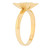 Eye-catching Floral Filigree Womens Diamond Cut Flower Ring (SKU# R13956)