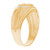 14k Two Tone Gold Diamond Mens Ring (SKU# R13173)