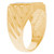 10k Two Tone Gold Square Statement Diamond Mens Cluster Ring (SKU# R13171)