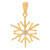 Cute Snow Flake with Brilliant CZ Accents Pendant (SKU# P13260)