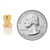 Cute Ribbon Design and White CZ Earring (SKU# E13256)
