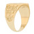 14k Yellow Gold Small Square Mens Diamond Cut Nugget Ring (SKU# R13870)