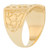 10k Yellow Gold Medium Square Mens Diamond Cut Nugget Ring (SKU# R13869)