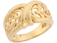 Real Bold Wrap Vine Designer Band Ladies Ring (JL# R5392)