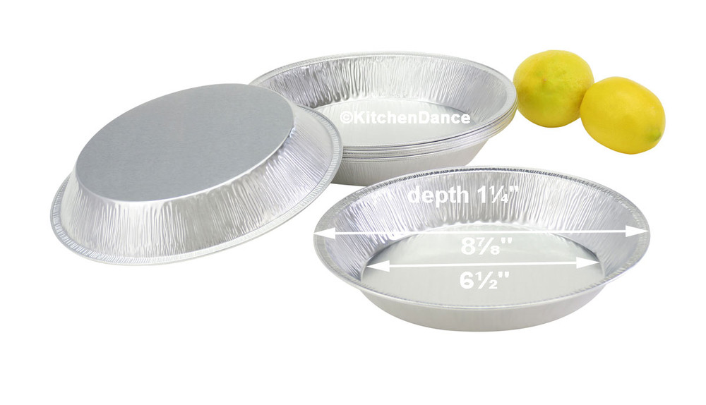 disposable aluminum foil 9" pie pan, heavy weight baking pan
