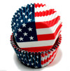 50 ct. American Flag Cupcake Liners w/ 50 Flag Picks