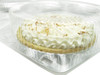 10" pie container - clear plast clamshell - high dome 