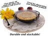 8" Two Piece Plastic Pie Container - High Dome    #WJ37