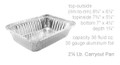 disposable aluminum foil 2¼ pound carryout/takeout pans, baking pans, food containers