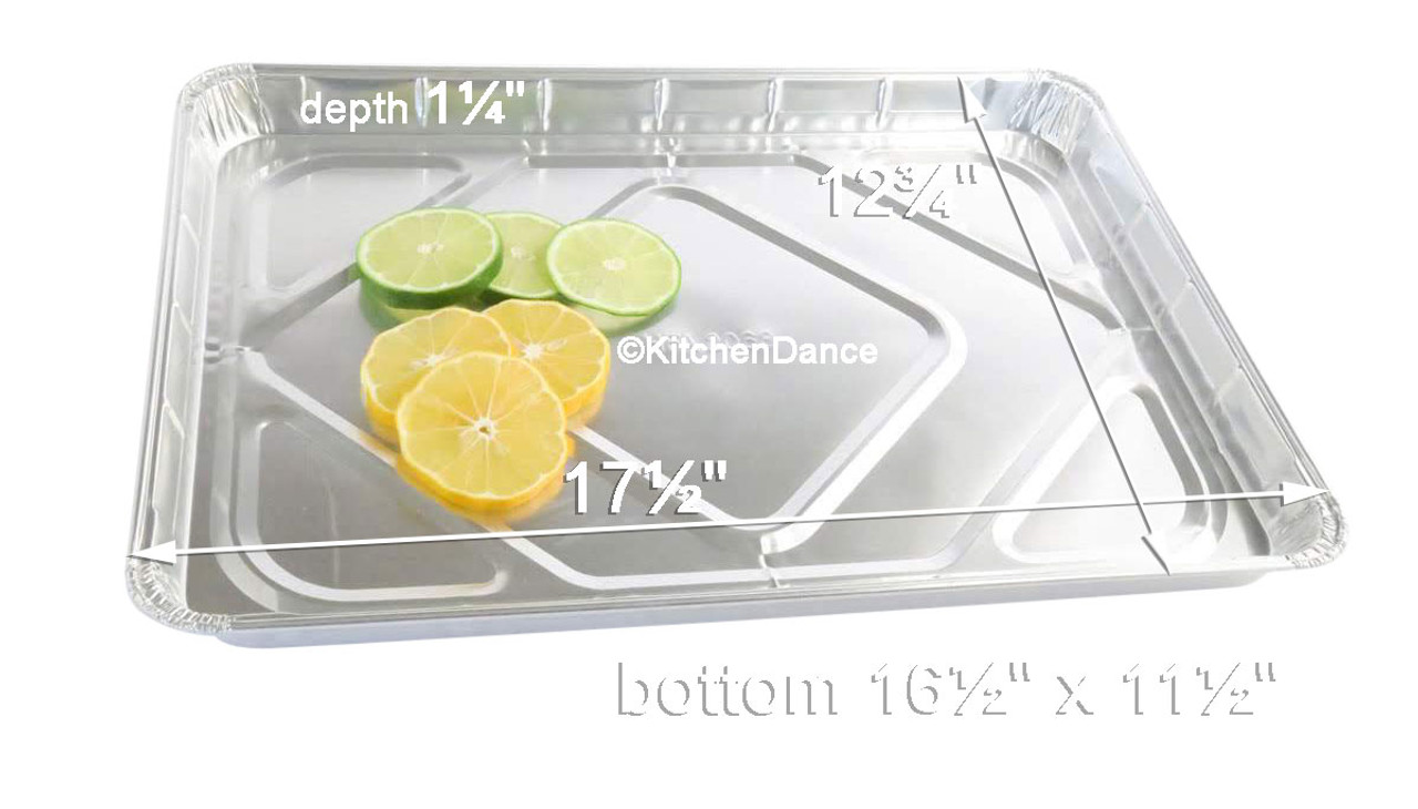 Disposable Aluminum Foil 1/2 Sheet Cake Pan #7300NL