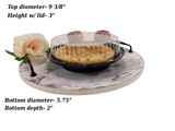 8" Two Piece Low Dome Pie Container  #WJ46
