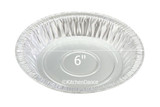 disposable aluminum foil 6" pie pan, - shallow baking pans