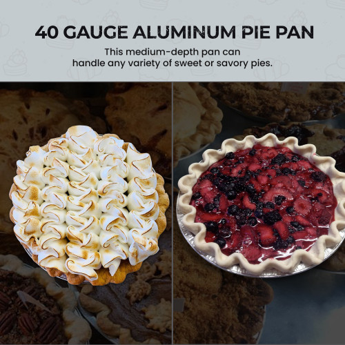 9 Aluminum Foil Pie Pan - Extra Deep