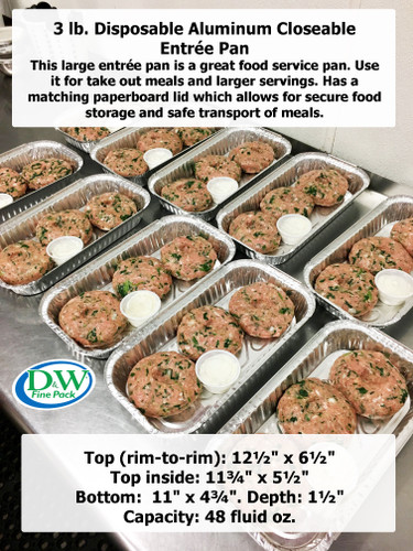 Tin Foil Trays: Take-Out Pans for Food Service