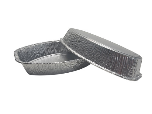 Heavy Duty Aluminum Foil Small Oval Baking Pan 6.25 L X 3.5 W X