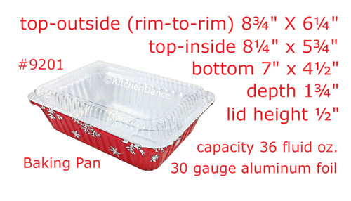 1 lb. Disposable Aluminum Pan with Plastic Lid - #220P