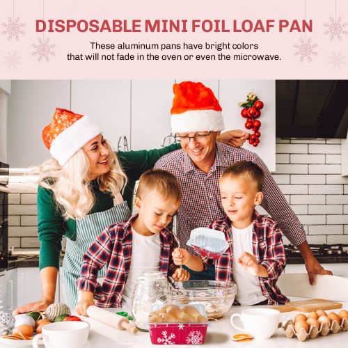 Shop Loaf Pans, Christmas Loaf Pans, Paper & Holiday Foil Bread Pans –  Sprinkle Bee Sweet