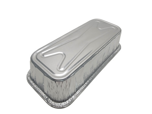 18339 Disposable Aluminum Foil Loaf Pan Straight Smooth Sides - 224