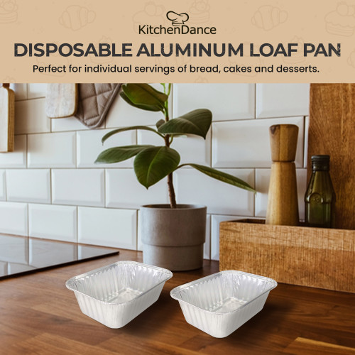 Disposable Loaf Pans with Domed Lids (6-pack) - Friendship Bread Kitchen