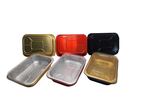 11X7 Disposable Aluminum Pans with Covers - 10 Pack - Pan with Foil Lids  Perfect