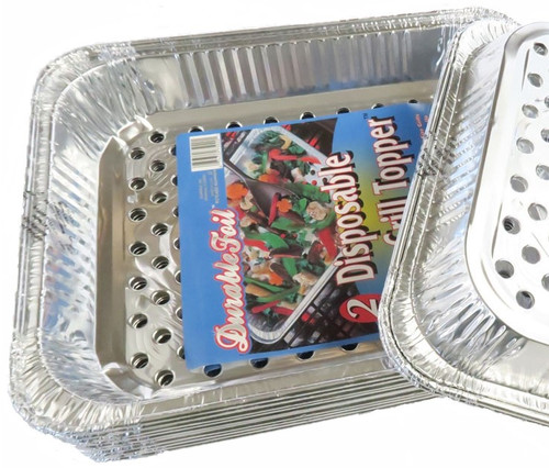 Disposable Aluminum Foil BBQ Grill Wok Pans