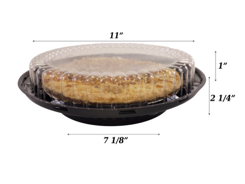 10 x 5 Disposable Cookie or Danish Plastic Bakery Container #CPC-41