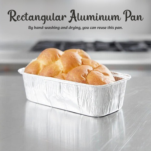 D & W Fine Pack 1½ lb. Disposable Aluminum Foil Loaf Pan  #208NL