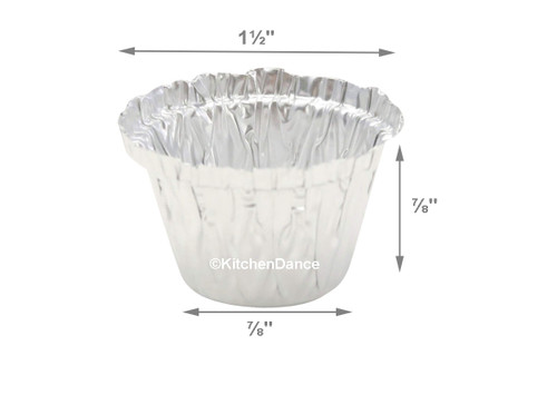 disposable aluminum foil ½oz. utility cups