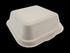  6 x 6 x 2 Molded Fiber 1 Compartment Hinged Take Out Containers