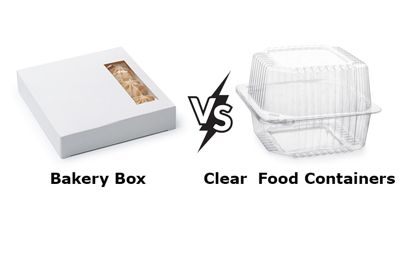 Bakery Boxes Vs Clear Food Containers: Perfect Packaging Solution -  KitchenDance