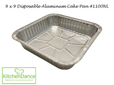 CAKE DECOR Aluminum Square Cake Mould - 8 In X 2 In