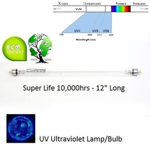 2X - 8 watt UV |Sterilizer Germicidal| Bulb TUV G8T5 Bi-Pin Base (8W) 12" Long