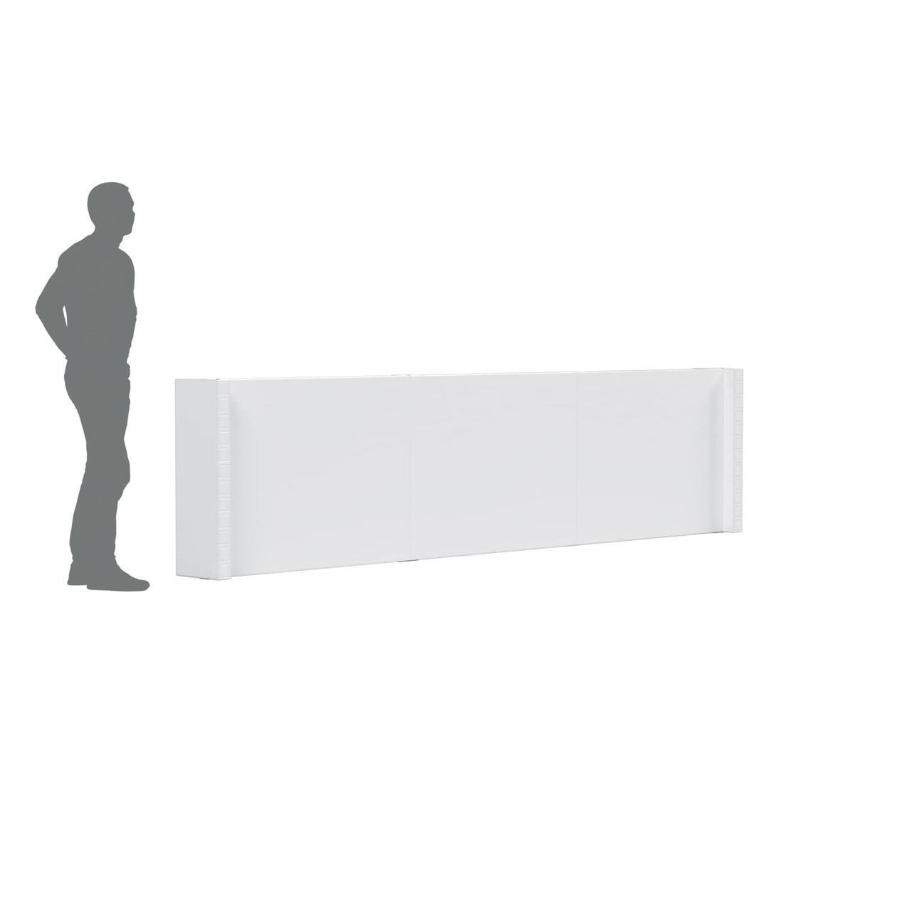 The EverPanel Pony Wall Kit is a great solution for controlling the flow of pedestrian traffic.