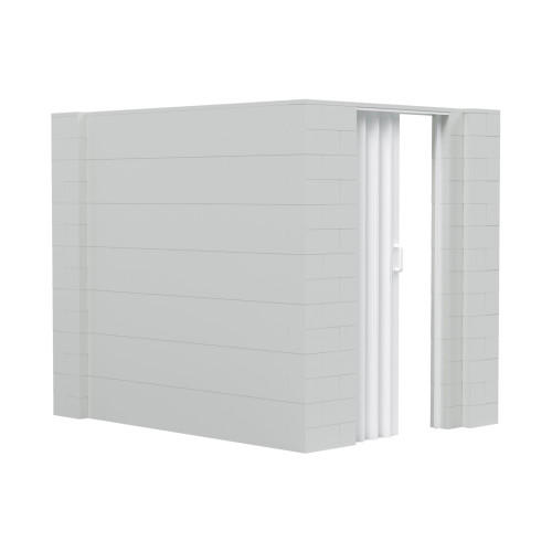 The EverBlock L-Shaped Wall Kit With Door