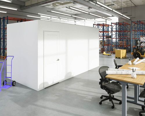 Quickly create a clean, private structure inside open space with the EverPanel Modular Room Kit.