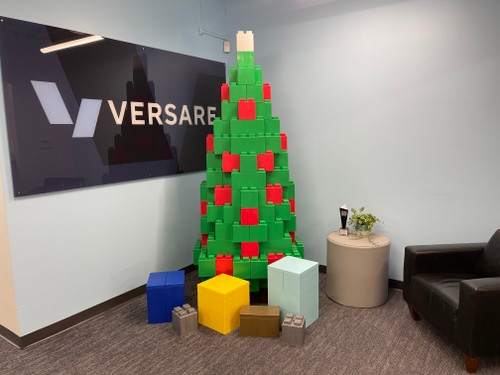 Our largest tree, plus EverBlock "presents", great for your lobby or home!