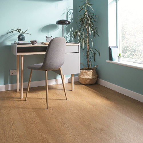 Wood effect Karndean Palio Torcello Looselay Luxury Vinyl Tiles used in a stylish small home